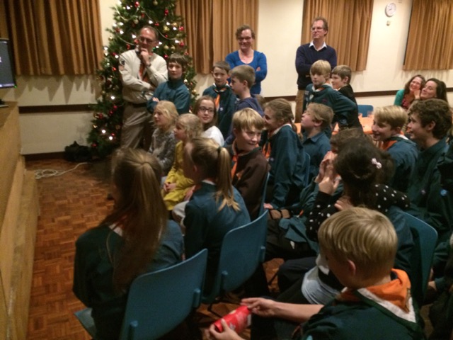 Scouts Christmas Dinner: 2015